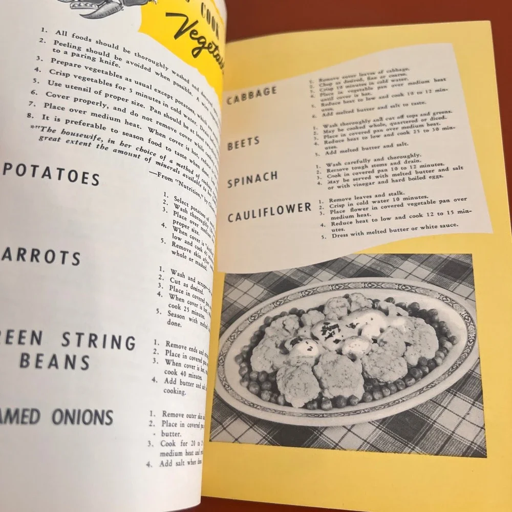 Vintage 1949 Waterless‎ Cooking Recipe Booklet Eternity-Ware Copper Glo Aluminum